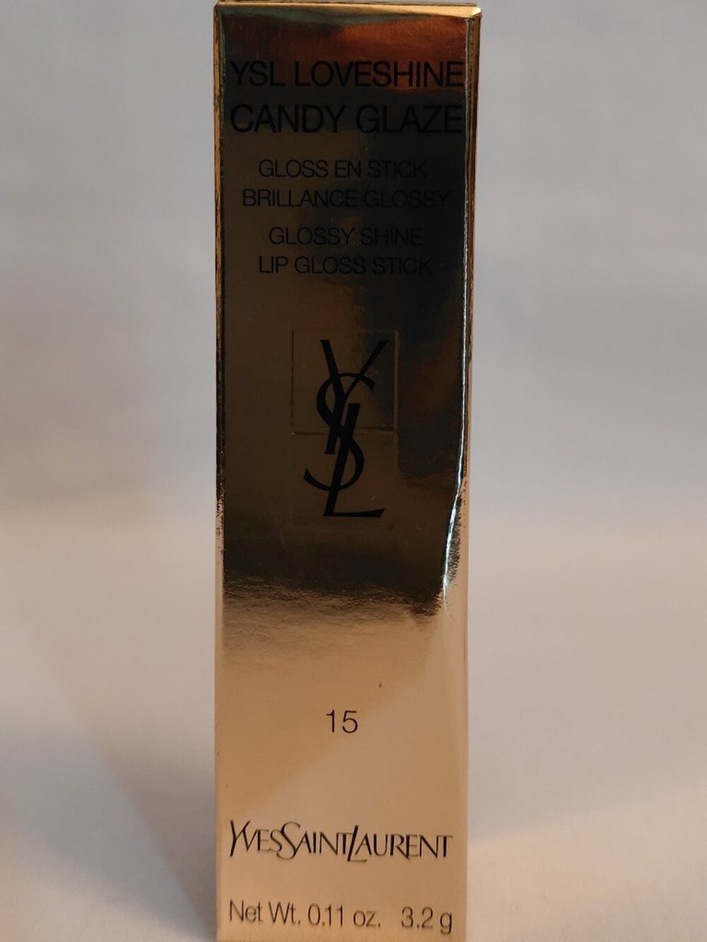 Yves Saint Laurent - Candy Glaze Lip Gloss Stick - 15 Showcasing Nude - Picture 9 of 11